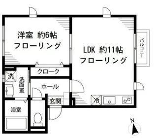 メローハウス【1階】の間取り