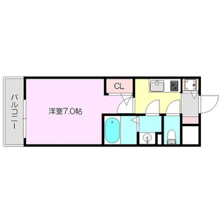 エスリード新大阪ラヴァーグ【3階】の間取り