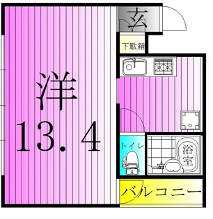 サンストン亀有【4階】の間取り