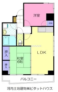コーポサンライズ【3階】の間取り