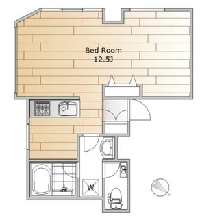 WHITE138【1階】の間取り