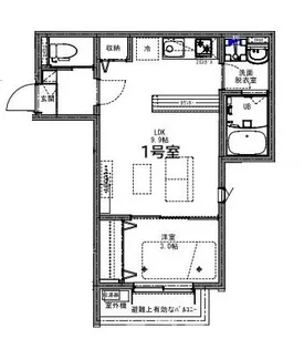 KEIAI RESIDENCE豊四季【2階】の間取り