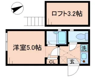 シャイニーソフト新宿御苑【1階】の間取り