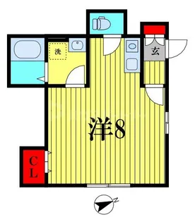 カーサビアンカ【1階】の間取り