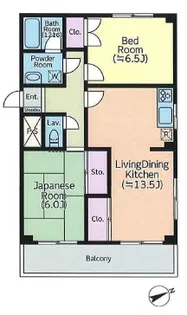 アーク溝の口【1階】の間取り