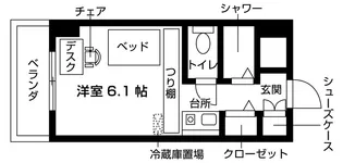 エルスタンザ田園調布【4階】の間取り