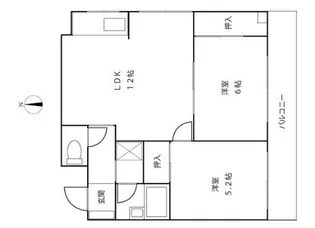 アザミハイツ【3階】の間取り