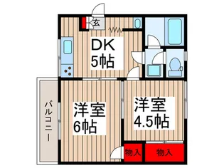 SUN ROSA 田中【1階】の間取り