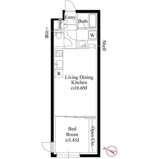 グランパセオ代々木上原の間取り