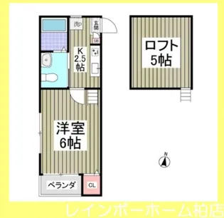 コンフォートメゾン東平賀【2階】の間取り
