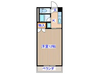 ジュネスサマン【6階】の間取り