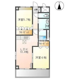 グランパレス・K【1階】の間取り