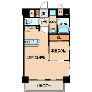 門司ポロニア【3階】の間取り