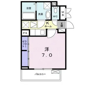 マーサ ベル【1階】の間取り