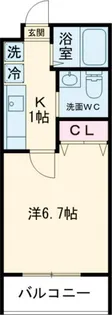 グリーンテラス相模大野【1階】の間取り