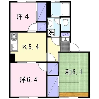 メゾーネやまと【1階】の間取り