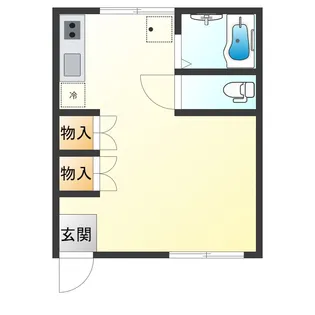 メゾン・ド・ジェンヌ【1階】の間取り