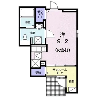 フロイデ KANAGEN III【1階】の間取り