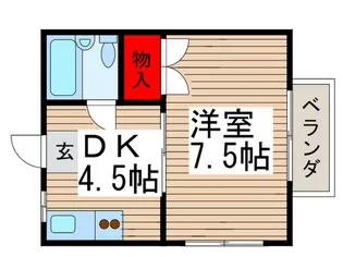 マリベル上本郷【2階】の間取り