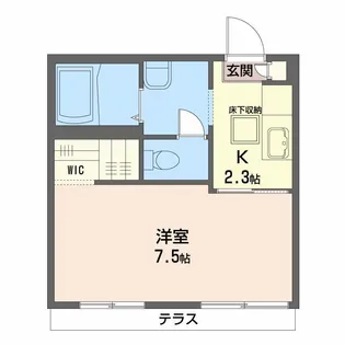 コンフォーレ石川【1階】の間取り