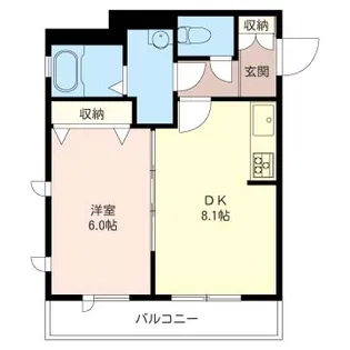 シャーメゾン アルブル【2階】の間取り