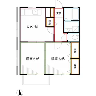 アリュミエール【1階】の間取り