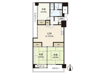 サンシャイン菊平ビル【4階】の間取り