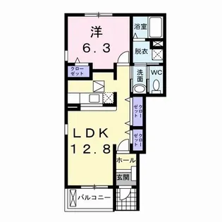 プリマヴェーラ【1階】の間取り