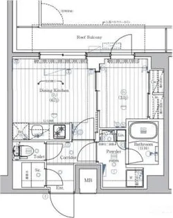 PREMIUM CUBE西荻窪#mo【6階】の間取り