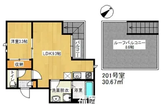グランティック桜ヶ丘【2階】の間取り