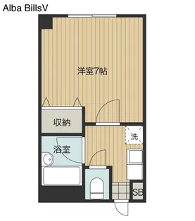 Alba Bills V【2階】の間取り