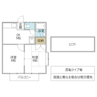 グリーンウッドハイツ【2階】の間取り