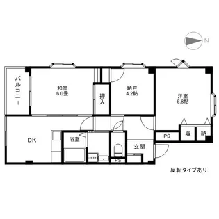 フォルム裾花【1階】の間取り