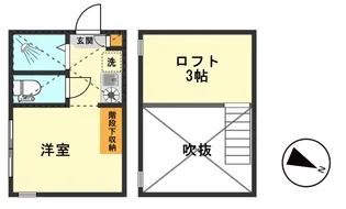 ハーモニーテラス西小岩V【1階】の間取り