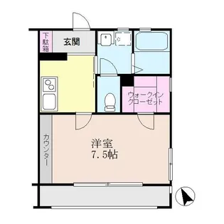 ブランリス【2階】の間取り