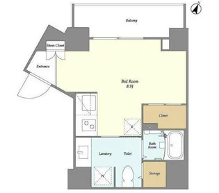 リヴィコート下落合【6階】の間取り