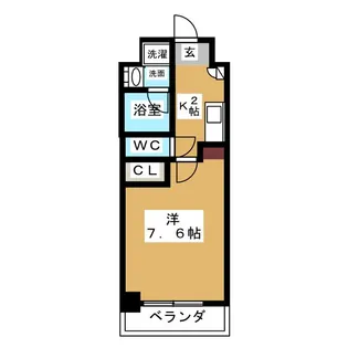 アマーレ葵【4階】の間取り