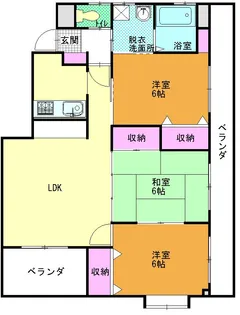 ヴェルデグローブ【1階】の間取り