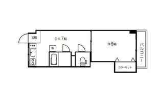 プラムコート【1階】の間取り