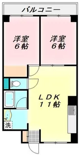 大泉源第2ビル【2階】の間取り