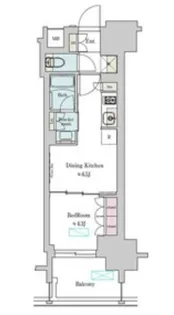 Brillia ist 上野稲荷町【6階】の間取り
