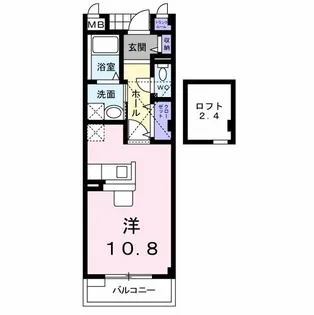 サバ-バンハウスII【3階】の間取り