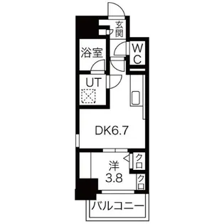 ポルタニグラ大須【9階】の間取り