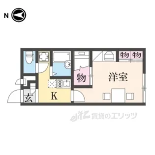 レオパレスIKARUGA23【2階】の間取り