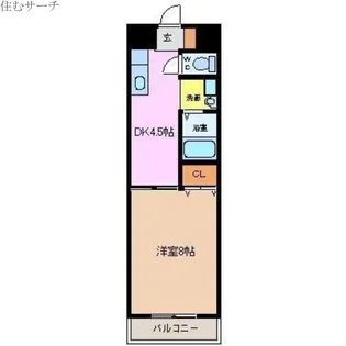 グランデ鵜の森【4階】の間取り