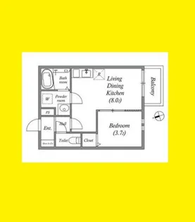 REGIES姫島I【2階】の間取り