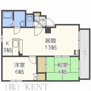 ネスト連理【1階】の間取り