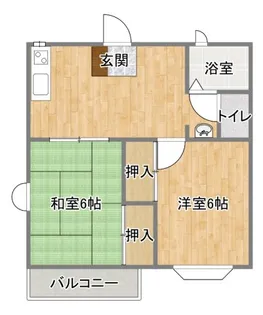 フレーチャグランデ【1階】の間取り