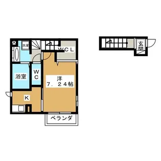 アーバンライフII【1階】の間取り