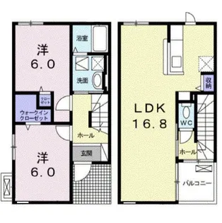 クリアネス II【1階】の間取り